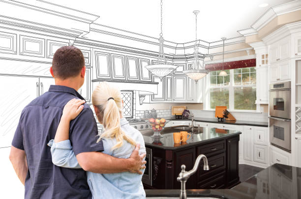Professional Cabinet Refacing technician working in Edgewater, NJ